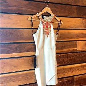 Brand new BEBE dress with stunning beading